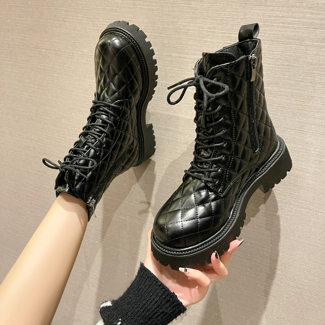 

Women Boots Waterproof Winter Shoes Women Snow Boots Platform Keep Warm Ankle Winter Boots Thick Heels Botas Mujer Plus Size