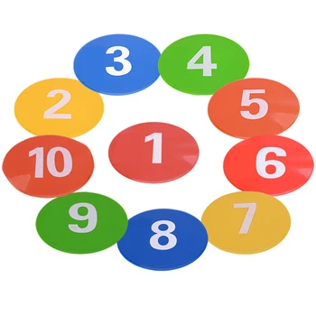 10pcs Practical Digital Outdoor Reusable Marker Wear Resistant Football Signs Disc Training Equipment Toughness Multi Purpose
10pcs Practical Digital Outdoor Reusable Marker Wear Resistant Football Signs Disc Training Equipment Toughness Multi Purpose