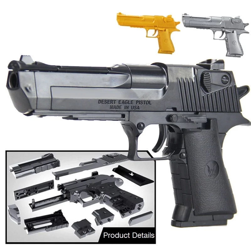 DIY building blocks toys weapon Desert Eagle and BERETTA Revolver wtih bullet plastic pistol model for children's boys
DIY building blocks toys weapon Desert Eagle and BERETTA Revolver wtih bullet plastic pistol model for children's boys