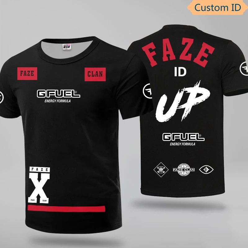 CSGO DOTA Esports игрок Джерси форма FAZE Пользовательские ID фанаты игра футболка для