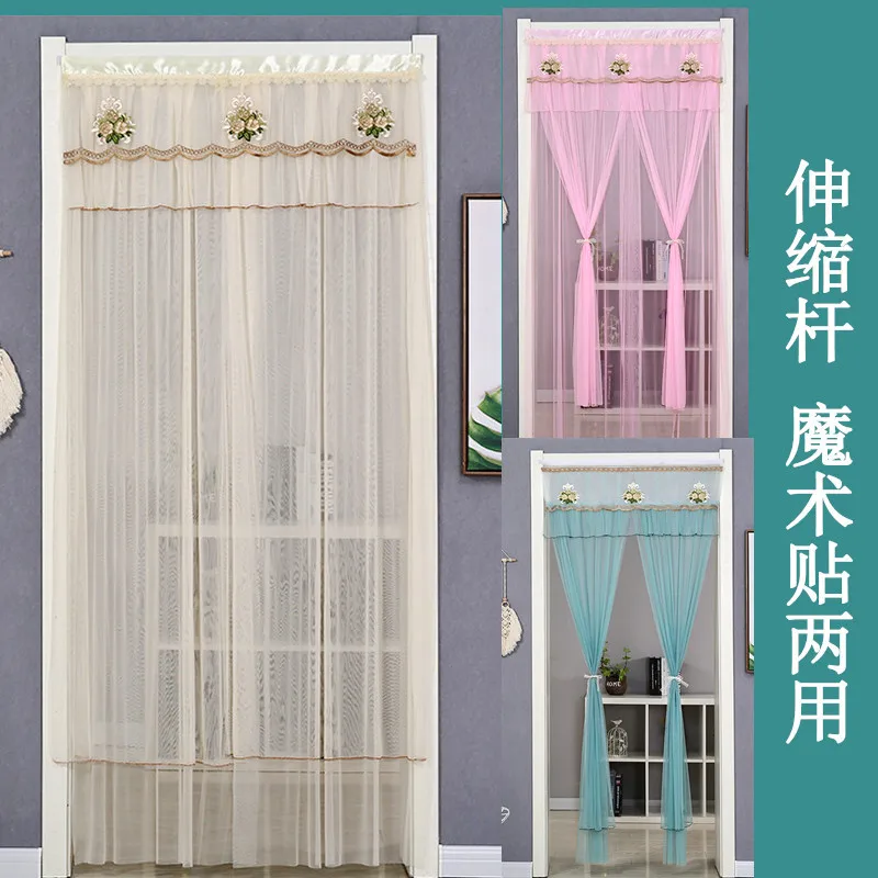 Double Layer Double Yarn Double Open Door Curtain Block Mosquito Curtain Curtain Curtain Bedroom Door Curtain Lace Embroidery
Double Layer Double Yarn Double Open Door Curtain Block Mosquito Curtain Curtain Curtain Bedroom Door Curtain Lace Embroidery