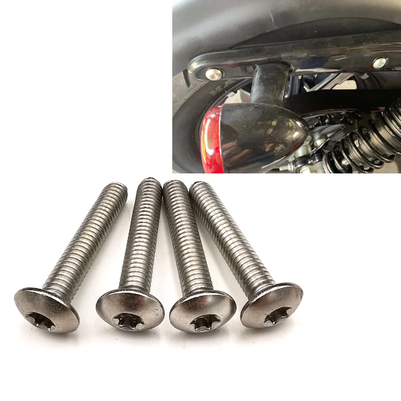 

Motorcycle Bolts Screw Rear Fender Bolt For Harley Sportster Iron XL883 XL1200 XL 883 1200 48 72 Seventy Two Forty Eight