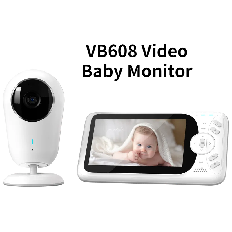 

VB608 Video Baby Monitor 2.4G Wireless With 4.3 Inches LCD 2 Way Audio Talk Night Vision Surveillance Security Camera Babysitter