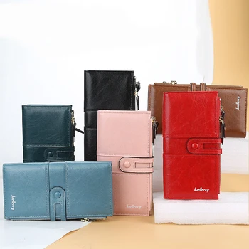 QQD Letter Women Wallet Fashion Leather Waterproof Large Capacity Wallet Buckle Zipper Card Holder Classic Female Purse Wallet 
QQD Letter Women Wallet Fashion Leather Waterproof Large Capacity Wallet Buckle Zipper Card Holder Classic Female Purse Wallet