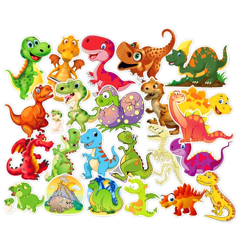 50Pcs Cartoon Dinosaur Mixed Series Stickers For Notebook PC Skateboard Bicycle Car Motorcycle DIY Waterproof Child Toy Sticker
50Pcs Cartoon Dinosaur Mixed Series Stickers For Notebook PC Skateboard Bicycle Car Motorcycle DIY Waterproof Child Toy Sticker