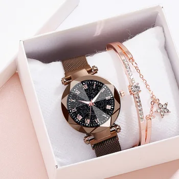 Rose Gold Women's Quartz Wristwatch Luxury Women Watches Starry Sky Fashion Ladies Watches Casual Girl Gift Relogio Feminino
Rose Gold Women's Quartz Wristwatch Luxury Women Watches Starry Sky Fashion Ladies Watches Casual Girl Gift Relogio Feminino