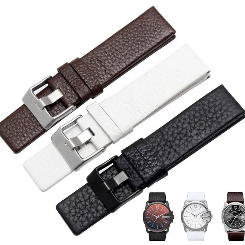 

Genuine Calf Hide Leather Watchbands for Diesel DZ1657 DZ1405 DZ120 Watch Strap Men's Wrist Watch Bands 26MM 28MM 30MM 22MM 24MM