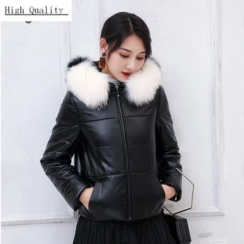 100% Real Sheepskin Coat Female Winter Natural Fox Fur Hooded Duck Down Jacket Women Genuine Leather Down Coat Hiver 1921
100% Real Sheepskin Coat Female Winter Natural Fox Fur Hooded Duck Down Jacket Women Genuine Leather Down Coat Hiver 1921