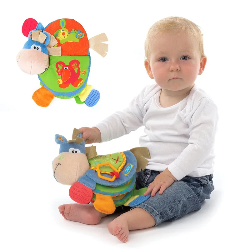Donkey Clip Clop teether Book Cloth Book Infants Cloth Book with Teether xiang zhi
Donkey Clip Clop teether Book Cloth Book Infants Cloth Book with Teether xiang zhi