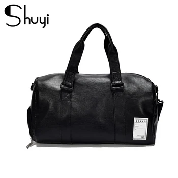 Women Men Unisex Travel Bag Handbag Beach Shoulder Bag Crossbody Bag black High-quality PU Large Capacity Fashion Duffel Package
Women Men Unisex Travel Bag Handbag Beach Shoulder Bag Crossbody Bag black High-quality PU Large Capacity Fashion Duffel Package