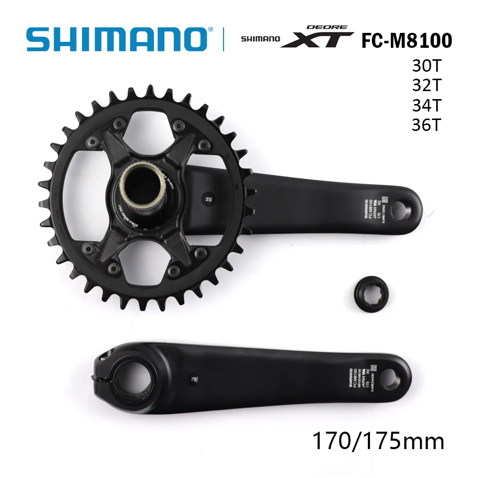 Новая SHIMANO DEROE XT FC M8100 диаметра окружности болтов (M8100 12 Скорость MTB велосипед (30T 32T
