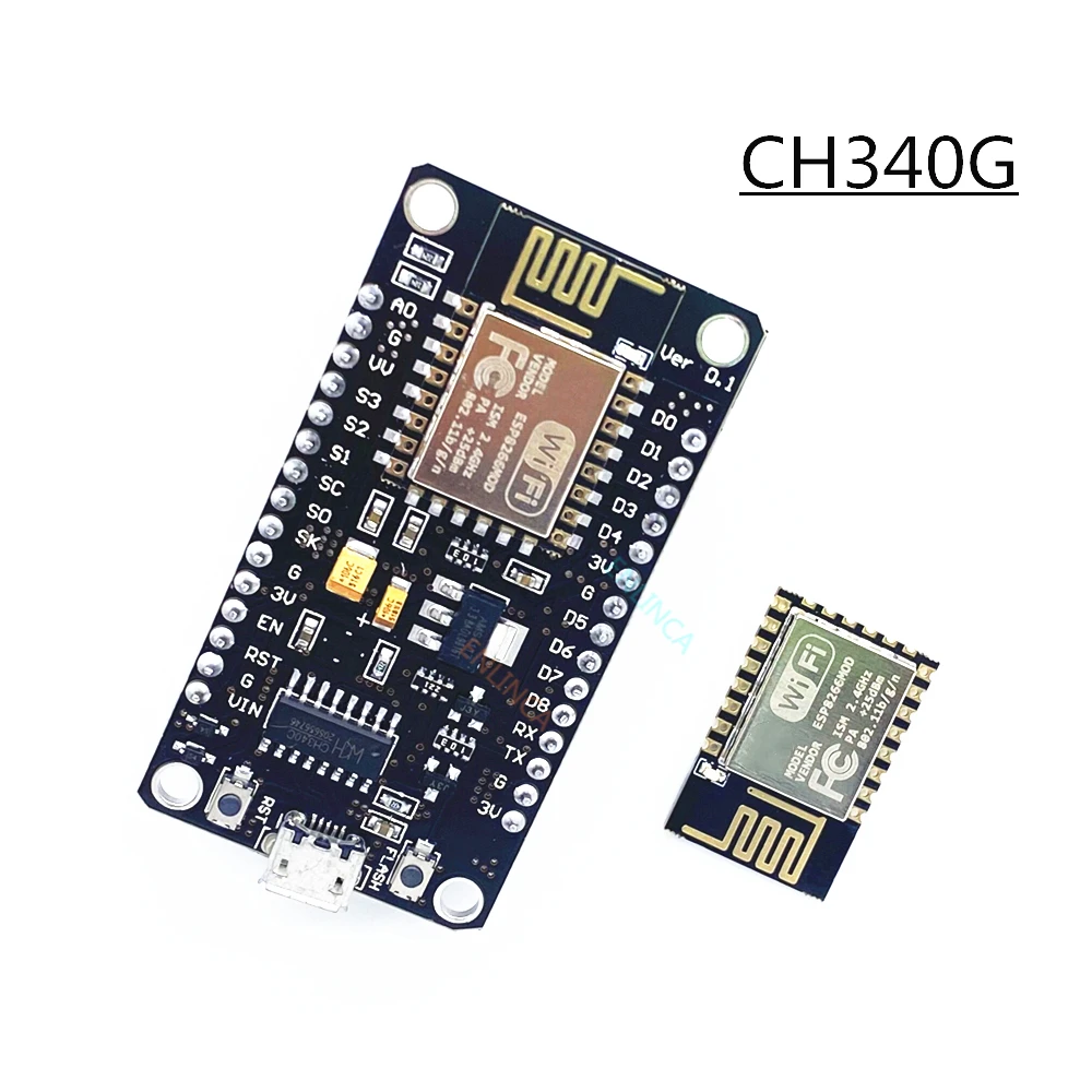 Фото Модуль ESP8266 NodeMcu v3 Lua с Wi-Fi беспроводная плата CH340 для разработки Интернет вещей