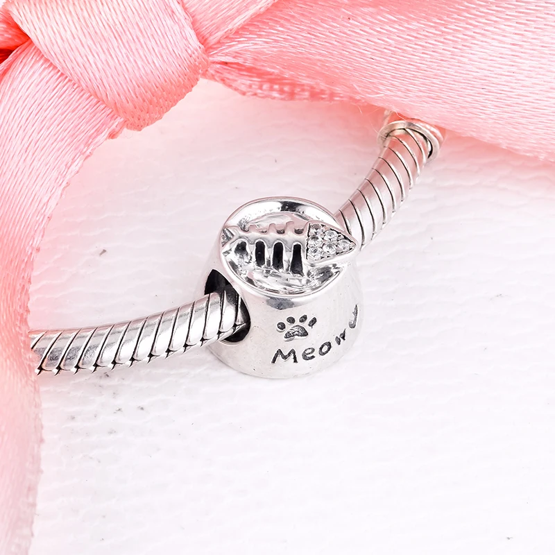 925 Sterling Silver Pets Cat Bowl Charm Clear CZ Fit for Bracelet Jewelry Making Woman Gifts Vestido 925
925 Sterling Silver Pets Cat Bowl Charm Clear CZ Fit for Bracelet Jewelry Making Woman Gifts Vestido 925