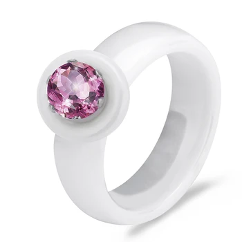 Pink Color Shinning Rhinestone Elegant Ceramic Finger Rings For Ladys Women Minimalist Style Jewelry Accessory Anniversary Gifts
Pink Color Shinning Rhinestone Elegant Ceramic Finger Rings For Ladys Women Minimalist Style Jewelry Accessory Anniversary Gifts