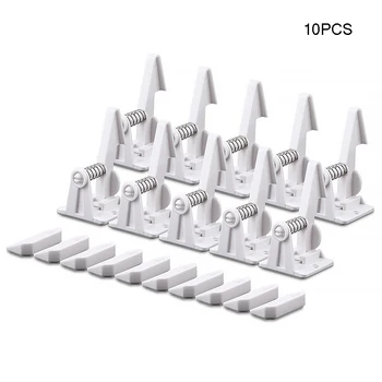 10pcs Baby Child Protection Lock Invisible Cabinet Locks Baby Protective Drawer Lock Cabinet Lock Security Protector Drawer Lock
10pcs Baby Child Protection Lock Invisible Cabinet Locks Baby Protective Drawer Lock Cabinet Lock Security Protector Drawer Lock