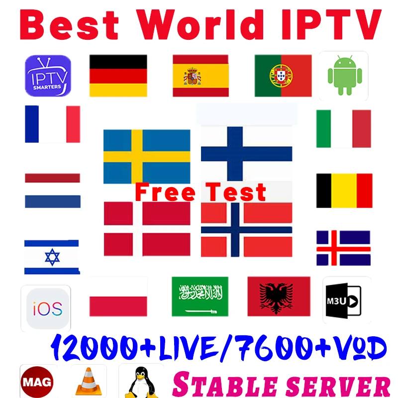IPTV France Sweden Israel Spain Belgium M3u IPTV subscription Norway Dutch Portugal Spain IPTV Smarters Android IP TV Europe
IPTV France Sweden Israel Spain Belgium M3u IPTV subscription Norway Dutch Portugal Spain IPTV Smarters Android IP TV Europe