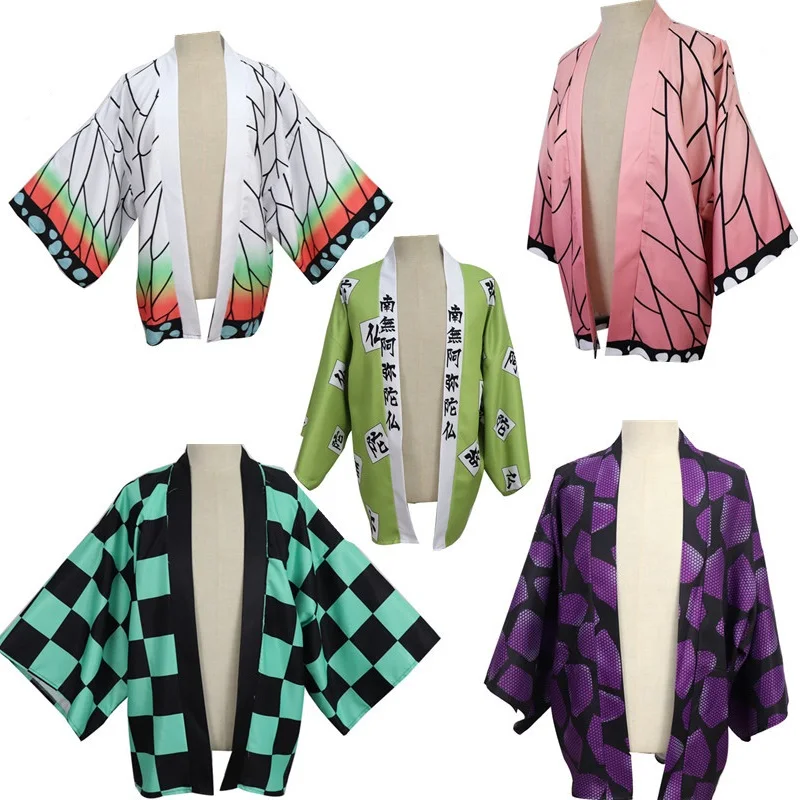 Demon Slayer Cosplay Customes Colors Printed Trench Coat Anime Kamado Tanjirou Schoole Uniforms Men Women Kinds of Kinomo Haori
Demon Slayer Cosplay Customes Colors Printed Trench Coat Anime Kamado Tanjirou Schoole Uniforms Men Women Kinds of Kinomo Haori