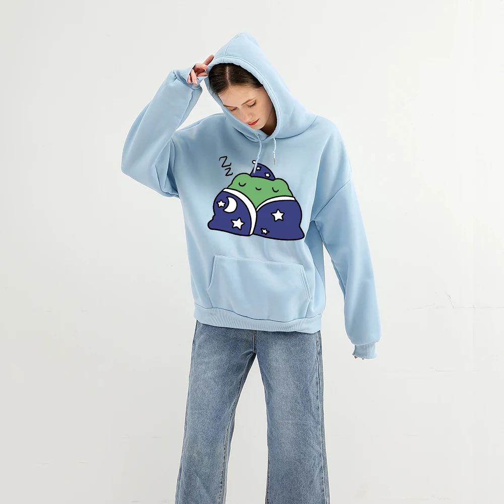 Women Cute Hoodies Frog Sweatshirt Animal Cartoon Hooded Jacket Women Tops Winter Autumn Loose Harajuku Thick Warm Hoodie
Women Cute Hoodies Frog Sweatshirt Animal Cartoon Hooded Jacket Women Tops Winter Autumn Loose Harajuku Thick Warm Hoodie