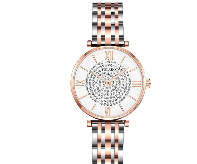 Gypsophila Diamond Design Women Watches Fashion Silver Round Dial Stainless Steel Band Quartz Wrist Watch Gift relogio feminino
Gypsophila Diamond Design Women Watches Fashion Silver Round Dial Stainless Steel Band Quartz Wrist Watch Gift relogio feminino