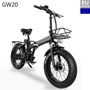 (EU STOCKE)electric bike 48V15A 20*4.0inch Fat Tire bike Folding 43KM/H 500W Powerful electric Bicycle Mountain/Snow/beach ebike
(EU STOCKE)electric bike 48V15A 20*4.0inch Fat Tire bike Folding 43KM/H 500W Powerful electric Bicycle Mountain/Snow/beach ebike