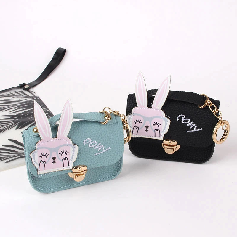PU Multifunctional Embroidery Key Chain Coin Purse Card Bag Clutch Cartoon Rabbit Storage Hanging Wallet Purse Coin Bag New
PU Multifunctional Embroidery Key Chain Coin Purse Card Bag Clutch Cartoon Rabbit Storage Hanging Wallet Purse Coin Bag New