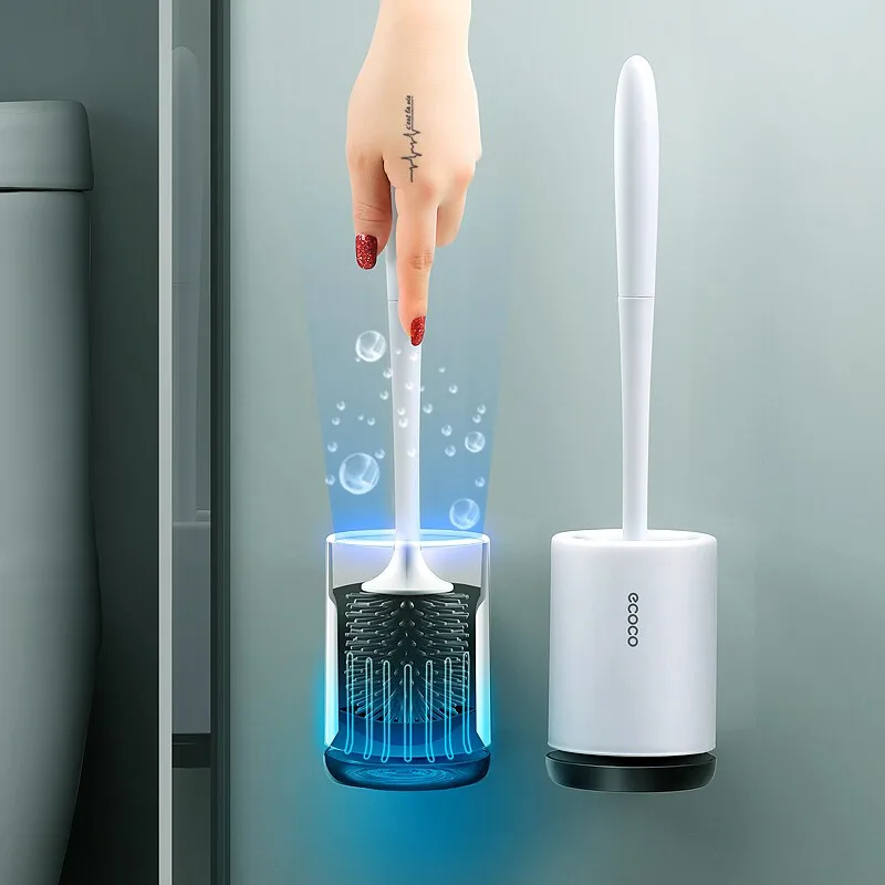 Household Silicone Toilet Brush and Holder Quick Drain Durable Bathroom Cleaning Brush Wall-Mounted Clean Tool Accessories Sets
Household Silicone Toilet Brush and Holder Quick Drain Durable Bathroom Cleaning Brush Wall-Mounted Clean Tool Accessories Sets