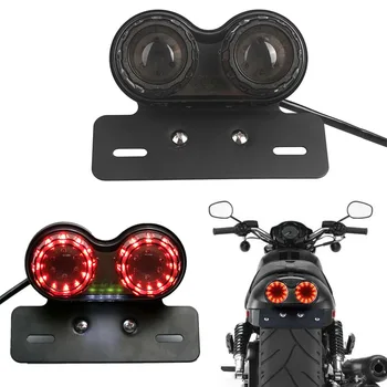 Integrated Tail Light Dual LED Light Generic Motorcycle Light License Plate Motor DC 12V Plastic Durable
Integrated Tail Light Dual LED Light Generic Motorcycle Light License Plate Motor DC 12V Plastic Durable