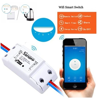 Sonoff Basic R2 Wifi DIY Smart Wireless Remote Switch Domotica Light Controller Module Work with Alexa Google Home eWeLink
Sonoff Basic R2 Wifi DIY Smart Wireless Remote Switch Domotica Light Controller Module Work with Alexa Google Home eWeLink