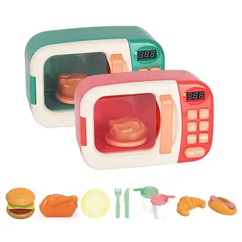 Kids Pretend Play Kitchen Toys Electric Timing Microwave Kit Simulation Baking Oven Plastic Bread Hamburger Kitchenware Set
Kids Pretend Play Kitchen Toys Electric Timing Microwave Kit Simulation Baking Oven Plastic Bread Hamburger Kitchenware Set