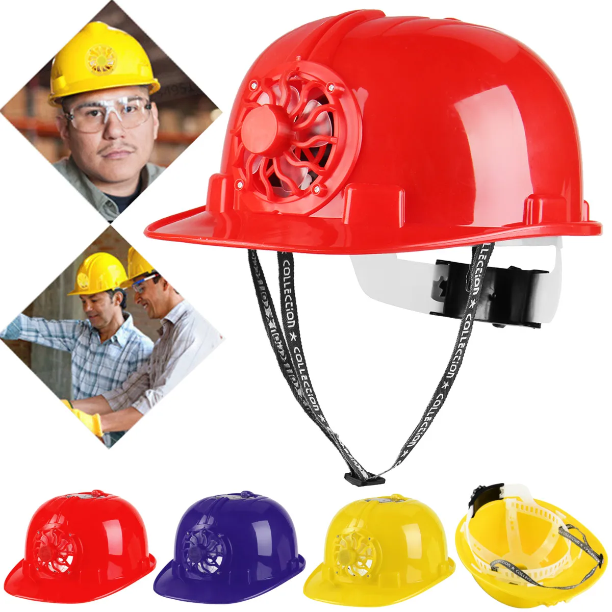 Solar Power Fan Helmet Outdoor Working Safety Hard Hat Construction Workplace ABS material Protective Cap Powered by Solar Panel
Solar Power Fan Helmet Outdoor Working Safety Hard Hat Construction Workplace ABS material Protective Cap Powered by Solar Panel