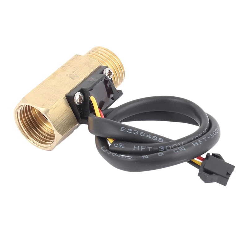 G1/2 Inch Thread Hall Effect Liquid Water Flow Sensor Switch Flowmeter Fluidmeter, 1-30L/Minute, 50 Mm Long
G1/2 Inch Thread Hall Effect Liquid Water Flow Sensor Switch Flowmeter Fluidmeter, 1-30L/Minute, 50 Mm Long