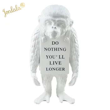Banksy Monkey Street Famous Artist Monkey Sign Statue Creative Resin Art&Craft Modern Decorations For Home Ornaments
Banksy Monkey Street Famous Artist Monkey Sign Statue Creative Resin Art&Craft Modern Decorations For Home Ornaments