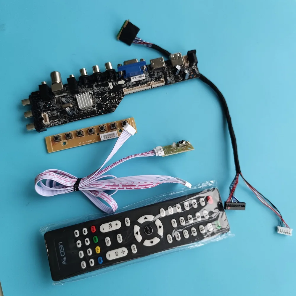 Комплект для LTN133AT30-401 LED USB VGA TV 1366X768 DVB-T DVB контроллер совместимая с HDMI AV плата цифровой 13,3 "пульт дистанционного управления ЖК-дисплеем
Комплект для LTN133AT30-401 LED USB VGA TV 1366X768 DVB-T DVB контроллер совместимая с HDMI AV плата цифровой 13,3 "пульт дистанционного управления ЖК-дисплеем