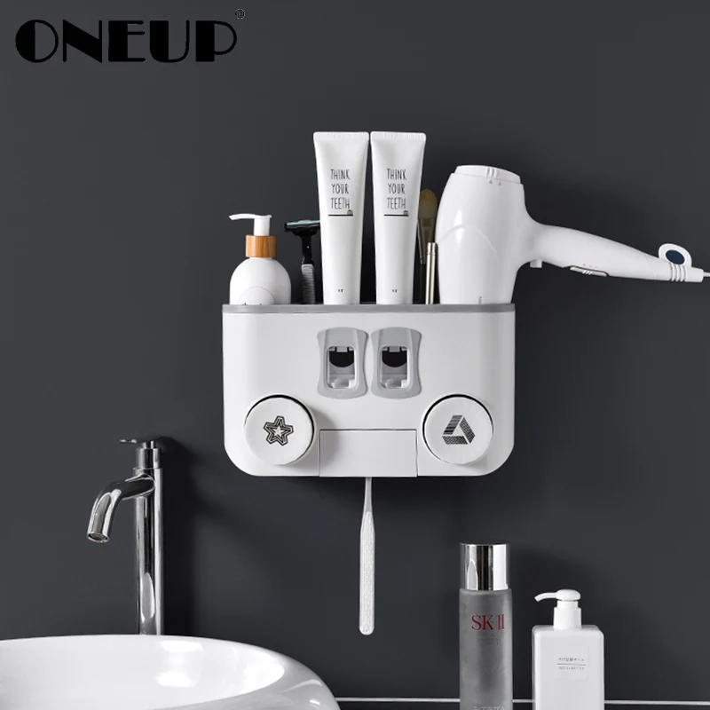 ONEUP Portable Toothbrush Holder Case Automatic Toothpaste Dispenser Squeezer Toothbrush Storage Box Home Bathroom Accessories
ONEUP Portable Toothbrush Holder Case Automatic Toothpaste Dispenser Squeezer Toothbrush Storage Box Home Bathroom Accessories