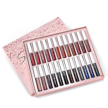 24 Colors Matte Liquid Lipstick Set Long Lasting Velvet Lip Tint Lips Gloss Waterproof Non-Stick Cup Lip Gloss Gift Set
24 Colors Matte Liquid Lipstick Set Long Lasting Velvet Lip Tint Lips Gloss Waterproof Non-Stick Cup Lip Gloss Gift Set