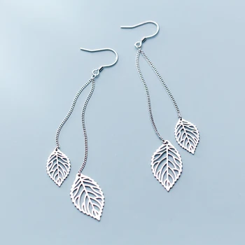 S925 Standard Silver Earrings Women Korean Style Tassel Earrings Hollow Out Leaf Ear Hook-Style Earrings Ornament Women Jewelry
S925 Standard Silver Earrings Women Korean Style Tassel Earrings Hollow Out Leaf Ear Hook-Style Earrings Ornament Women Jewelry