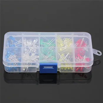 375Pcs 3MM 5MM LED Light-emitting Diode Light Bulb Resistance Light DIY Kits DC3V 20mA Red Yellow Green White Blue Lamp Lighting
375Pcs 3MM 5MM LED Light-emitting Diode Light Bulb Resistance Light DIY Kits DC3V 20mA Red Yellow Green White Blue Lamp Lighting