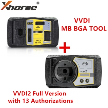 Xhorse VVDI MB BGA Tool with VVDI2 Full Version including 13 Authorizations with OBD48+96bit 48 Clone+MQB+For BMW FEM/BDC
Xhorse VVDI MB BGA Tool with VVDI2 Full Version including 13 Authorizations with OBD48+96bit 48 Clone+MQB+For BMW FEM/BDC
