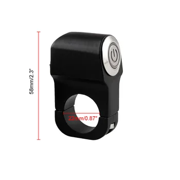 Motorcycle Switches 7/8" 22mm Handlebar Mount Switch Headlight Hazard Brake Light Power ON-OFF With Indicator Light
Motorcycle Switches 7/8" 22mm Handlebar Mount Switch Headlight Hazard Brake Light Power ON-OFF With Indicator Light