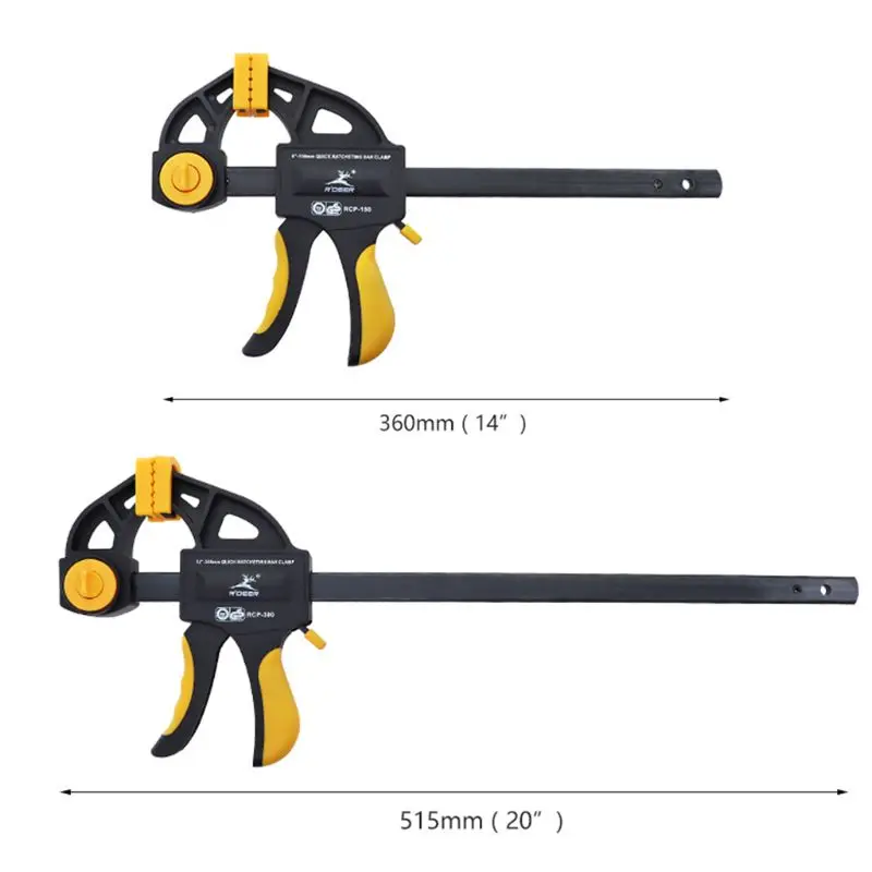 Heavy Duty F Type Clamp Clip Quick Grip Release Adjustable Woodworking Carpenter Hand Tools
Heavy Duty F Type Clamp Clip Quick Grip Release Adjustable Woodworking Carpenter Hand Tools