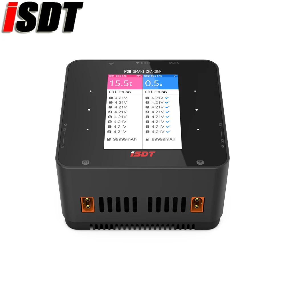ISDT P30 двойное балансирующее зарядное устройство сигнал канал макс 1000 Вт 30A для радиоуправляемого автомобиля самолета гоночного дрона вертолета 2-8S литий-полимерный аккумулятор
ISDT P30 двойное балансирующее зарядное устройство сигнал канал макс 1000 Вт 30A для радиоуправляемого автомобиля самолета гоночного дрона вертолета 2-8S литий-полимерный аккумулятор