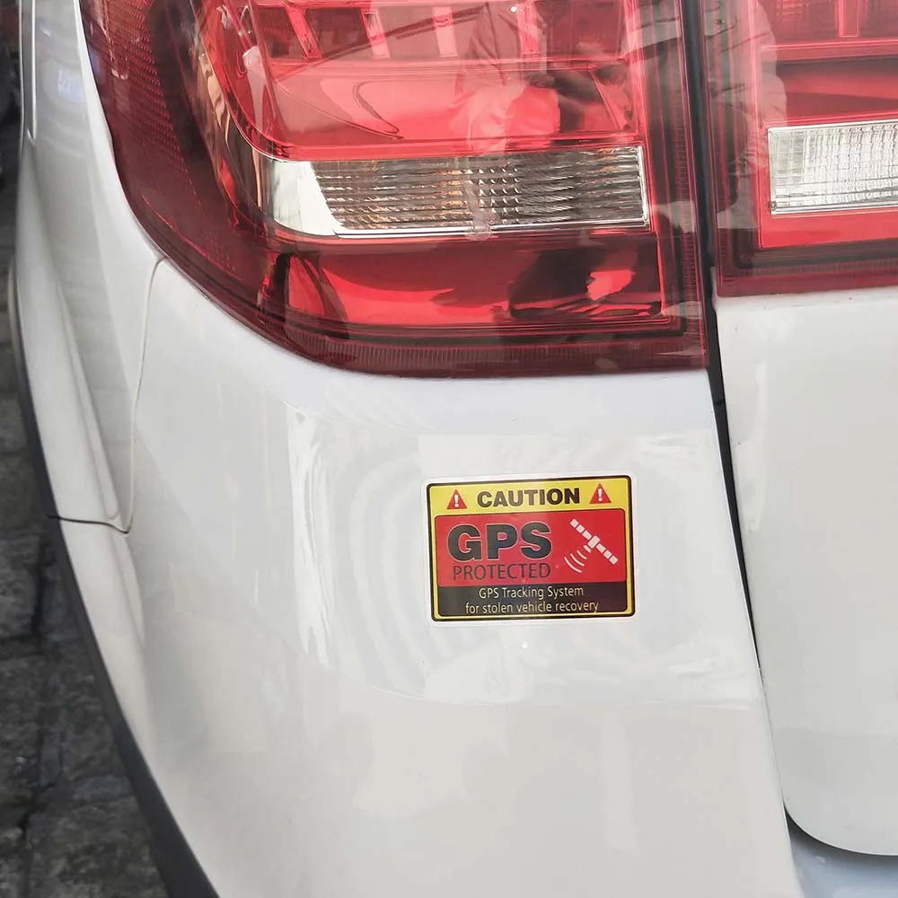 Предупреждающая Автомобильная наклейка YJZT 4 шт. 7 3 см * 8 предупреждающая с