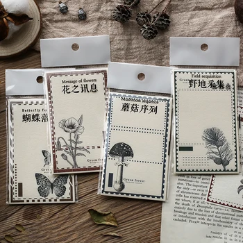 12 sheets Vintage Forest Series Memo Pad Message Notes Decorative flower Notepad Note paper Memo Stationery Office Supplies
12 sheets Vintage Forest Series Memo Pad Message Notes Decorative flower Notepad Note paper Memo Stationery Office Supplies