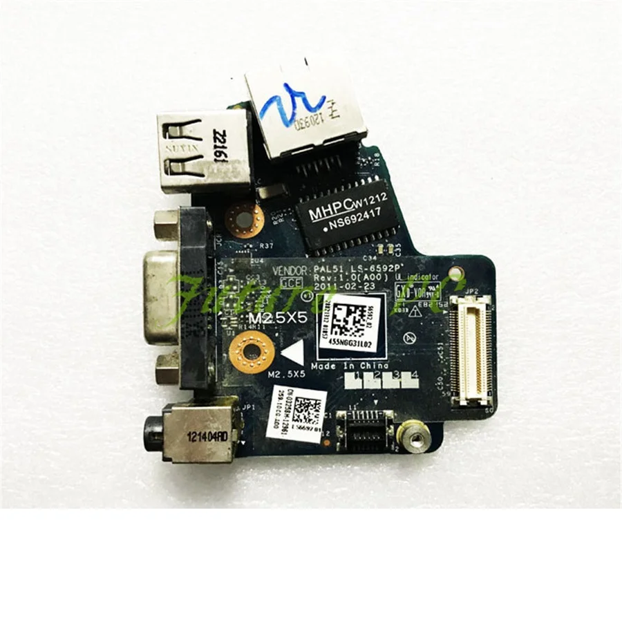 Для Dell Latitude E6420 USB VGA Аудио LAN плата cn-03258H 03258H 3258H w/дискретный PAL51 LS-6592P | Компьютеры и