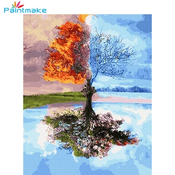 Paintmake Color Tree DIY Paint By Numbers Ice and Fire Oil Painting On Canvas Unique For Home Room decor Art Picture
Paintmake Color Tree DIY Paint By Numbers Ice and Fire Oil Painting On Canvas Unique For Home Room decor Art Picture