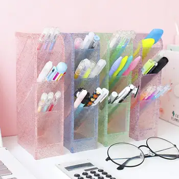 Multi-function 4 Grid Desktop Pen Holder Office School Storage Case Clear Pink Blue Plastic Box Desk Pen Pencil Organizer Racks
Multi-function 4 Grid Desktop Pen Holder Office School Storage Case Clear Pink Blue Plastic Box Desk Pen Pencil Organizer Racks
