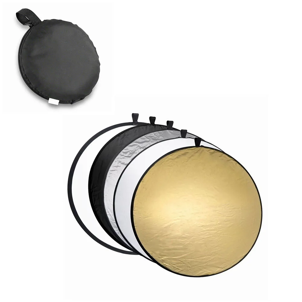 5 in 1 reflectors 80cm photography reflector portable collapsible Round Camera Lighting Photo Reflector with Carrying Case
5 in 1 reflectors 80cm photography reflector portable collapsible Round Camera Lighting Photo Reflector with Carrying Case