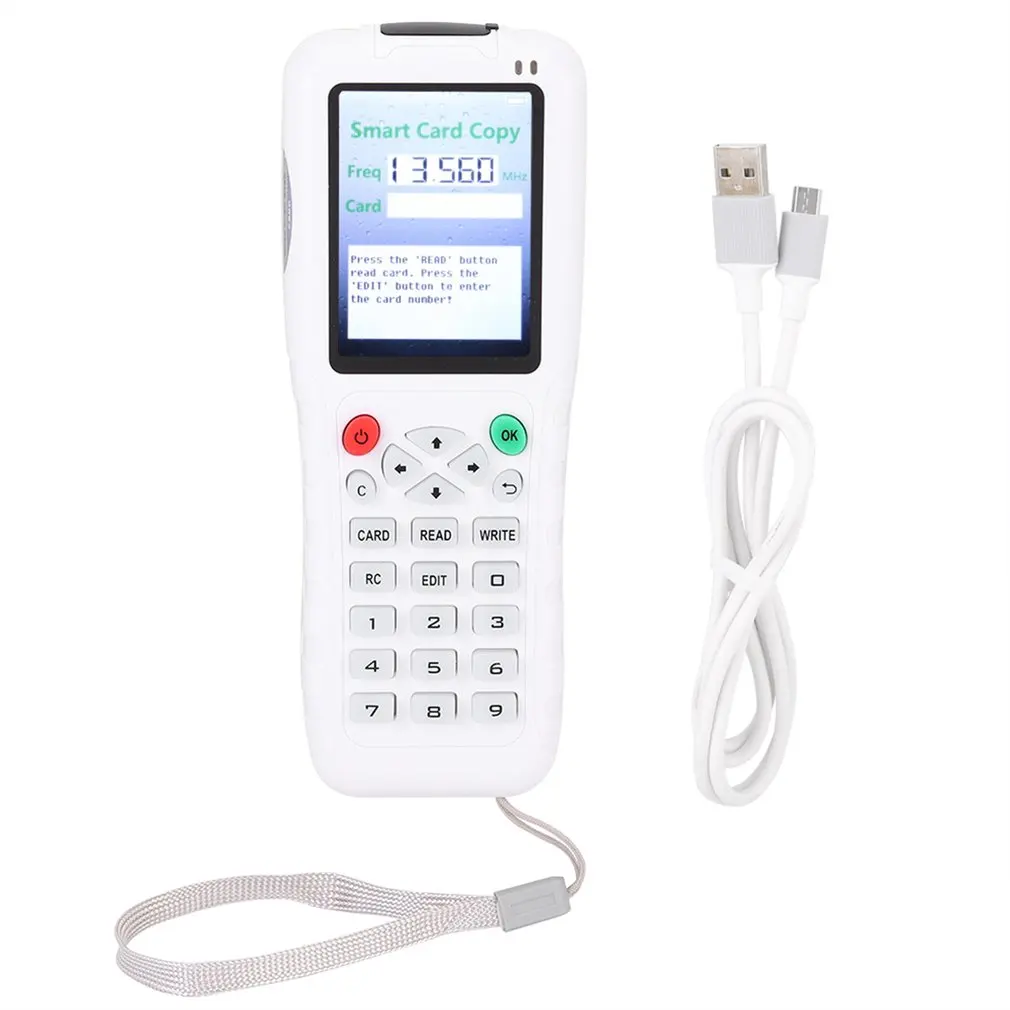 Handheld Rfid Ic Copier Multi-Frequency Ic Card Replicator With Full Decoding Function Smart Card Key Machine 
Handheld Rfid Ic Copier Multi-Frequency Ic Card Replicator With Full Decoding Function Smart Card Key Machine