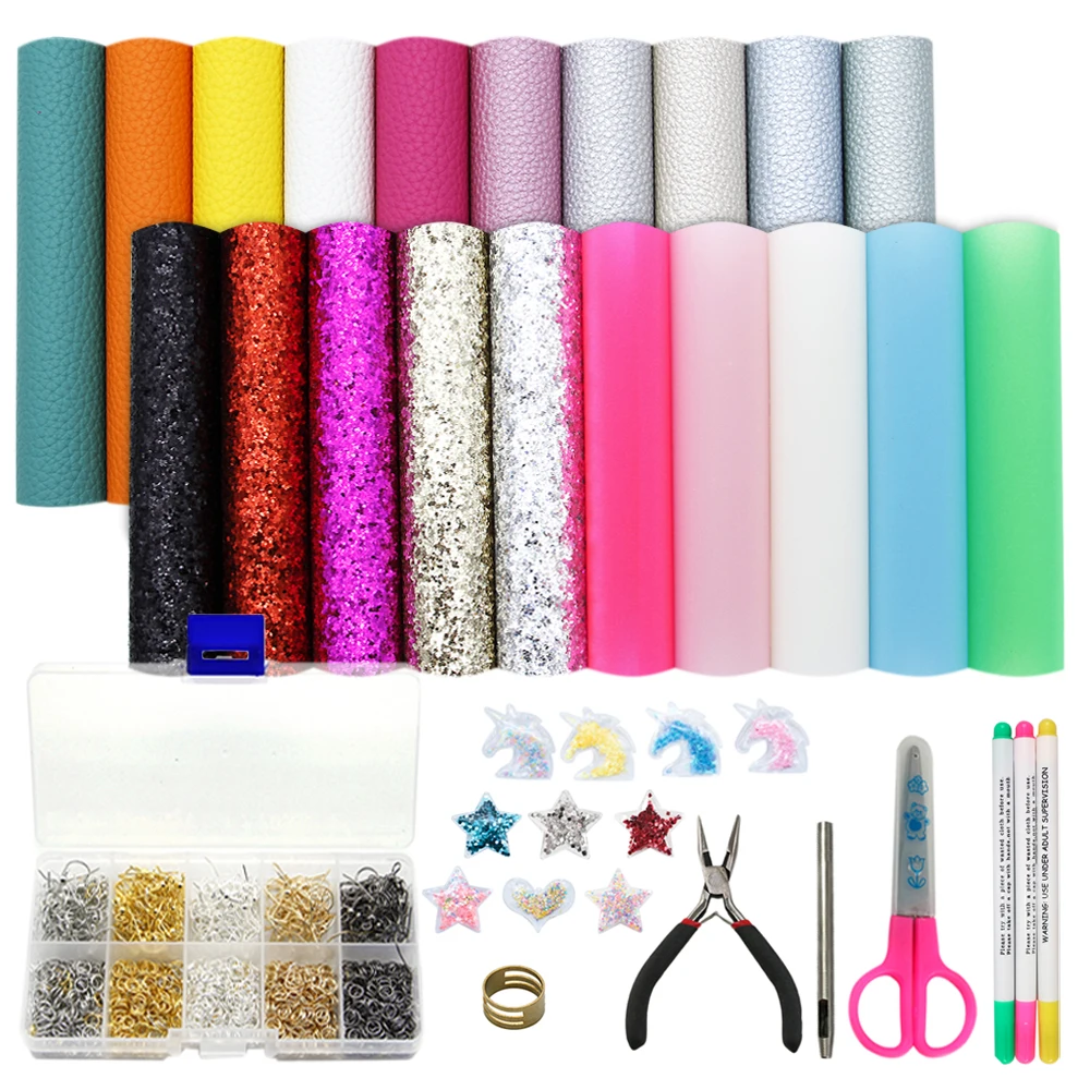 A5 Size 20Pieces/set Multi-material Synthetic Leather+Tools + Shakers Patchwork Hair Bow Earrings Handbag DIY,1yc7994
A5 Size 20Pieces/set Multi-material Synthetic Leather+Tools + Shakers Patchwork Hair Bow Earrings Handbag DIY,1yc7994