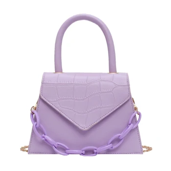 2020 Lady Fashion Solid Color PU Leather Crossbody Bags For Women Thick Chain Shoulder Handbags Travel Cross Body Bag Small Tote
2020 Lady Fashion Solid Color PU Leather Crossbody Bags For Women Thick Chain Shoulder Handbags Travel Cross Body Bag Small Tote